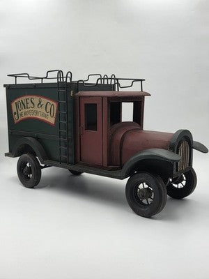 Vintage 24" Jones & Co "We Move Everything" wooden truck 1950s working steering