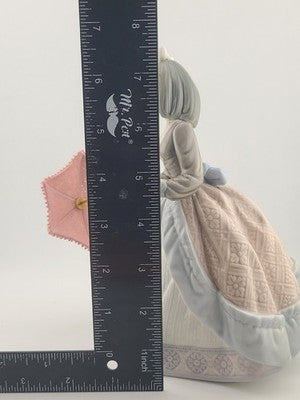 Vtg Lladro Jolie Lady with Parasol #5210 Porcelain Figurine Spain 1983 Retired