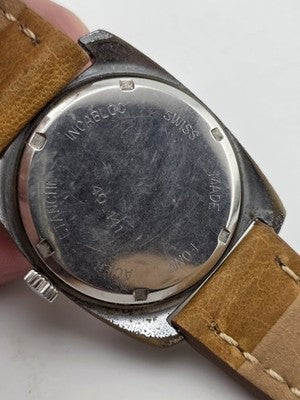 VINTAGE ULTRA-RARE MILUS MANUAL 17 JEWELS WATCH SWISS MADE INCABLOC 1960s. WORKS
