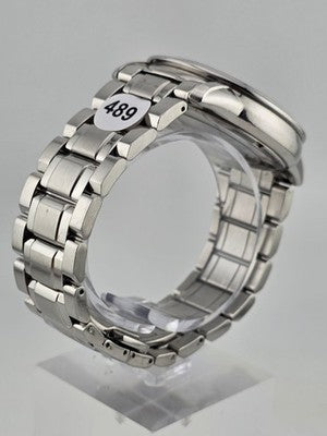 Bulova BVA 21-Jewels Skeleton Dial Men's Watch 96A119 Stainless Steel. Working.