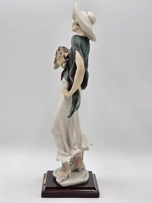 Giuseppe Armani Capodimonte Figurine Sophia W Puppy Porcelain Sculpture 0636C