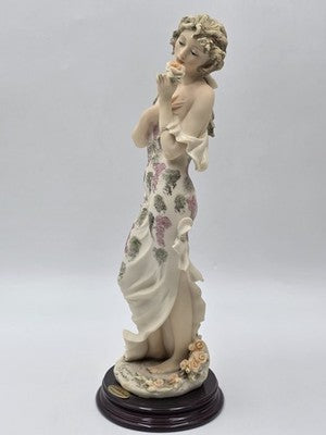 Private Giuseppe Armani Rose 0678-C Hand Signed 1996 Society Event Figurine COA.