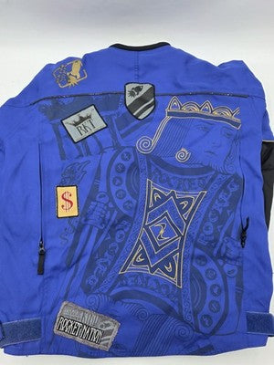 Vintage Joe Rocket Rocket Nation 2 Blue Black Superbike Series Jacket Men’s XL