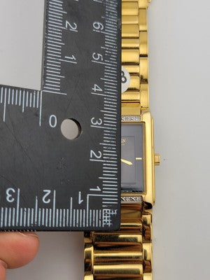 Vintage Citizen Women's EW9342-54E Eco-Drive Gold-Tone Diamond Watch #155. Works