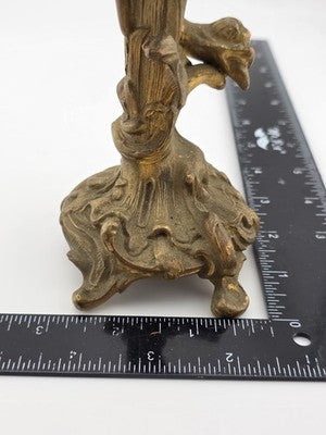 Antique 19th C Jennings Brothers Art Nouveau “Holly” Clock 1891. Spring Broken