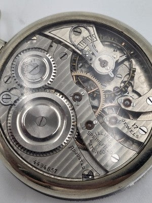 Antique 1892 Elgin Grade 118 17J 18S Pocket Watch Glass Exhibition Back Running