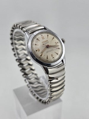 Antique 1940's Pierce 17 Jewel Swiss Watch Parashock Antimagnetic Mens. Works.
