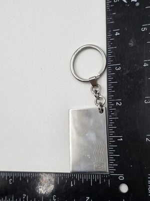 Vintage Cartier Envelope Letter Key Ring Keychain Double C Logo Made Italy w Box