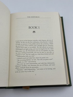 Vintage Plato The Republic Franklin Library 1975 Leather Bound New. Unread.