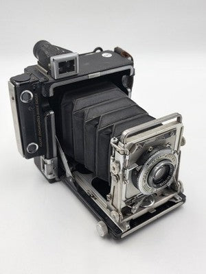 Vintage 1947 Graflex Crown Graphic 2x3 Camera Kodak Ektar 101mm f/4.5 Kalart