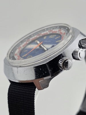 RARE RELAY SPÉCIAL - VINTAGE DIVER MEN'S WATCH / HERREN TAUCHER UHR. WORKS.