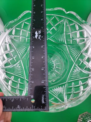 Rare Vintage Waterford Crystal America'Heriitage Thomas Edison Centerpiece Bowl