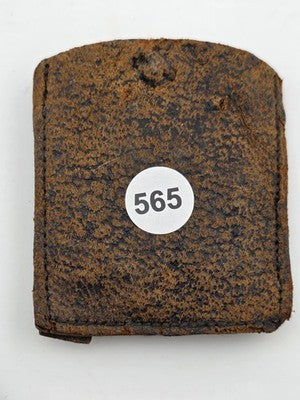 Rare Antique 1907 Pope Pius X Catholic PARDON INDULGENCE Crucifix w Leather Case