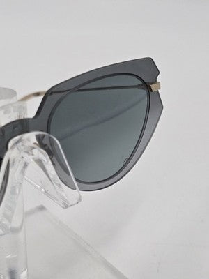 Vtg Christian Dior Attitude 2 Sunglasses Grey Gold 2M01I Authentic 53mm W Case