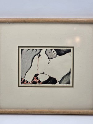 Karel Havlicek In a Sentimental Mood 1986 Signed Ltd Ed Serigraph 63/120 Framed
