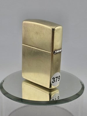 Vintage 1994 Collectible Barrett Smythe Design "LION" Brass Zippo Lighter. Works