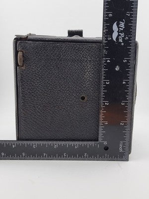 Antique F.H. Sanderson Wooden Hand Camera. Bausch & Lomb Black Bellows. Untested