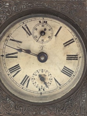 Antique JUNGHANS Germany Carriage Mantle Clock Musical Alarm Clock Music Works
