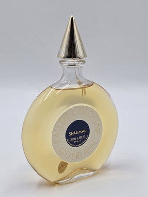 Vintage 1980's Guerlain Shalimar Eau de Cologne 200ml 6.8oz Splash Full.