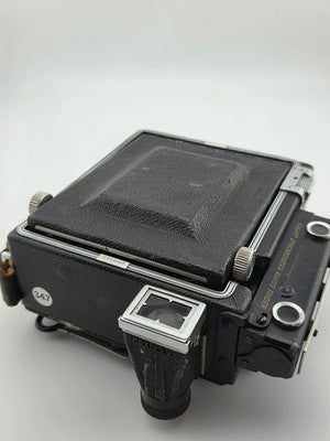 Graflex Crown Graphic 4x5 Camera Kodak Ektar 101mm f4.5 Flash Supermatic. Read.