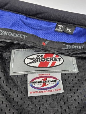 Vintage Joe Rocket Rocket Nation 2 Blue Black Superbike Series Jacket Men’s XL