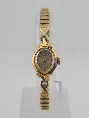 Rare Antique Benrus Ladies 10k Gold Filled Duchess Watch C1940. Working.