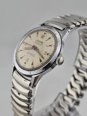 Antique 1940's Pierce 17 Jewel Swiss Watch Parashock Antimagnetic Mens. Works.