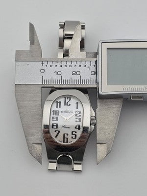 Vintage Bertolucci Serena Swiss Made Ladie Quartz Watch Ref 313-5818 Steel Works