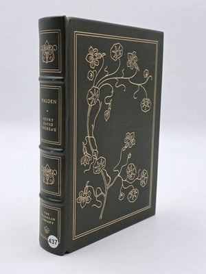 1976 Franklin Library Walden Henry David Thoreau Leather Bound Illustrated. New