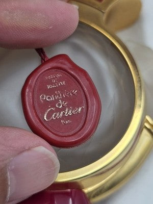 Vintage Panthere de Cartier 50ml Natural Spray Perfume Empty Bottle Box France