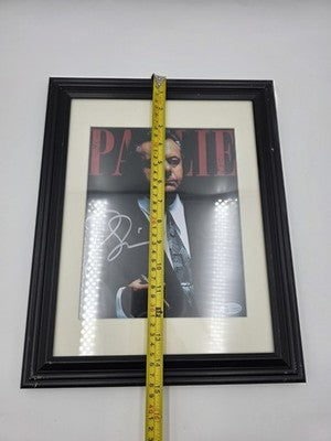 Paul Sorvino Autographed Goodfellas Paulie Cicero Photo BAS Beckett Framed