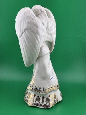 Lenox China Jewels Collection Angel of Harmony Ivory Porcelain & Gold Trim 9.5"
