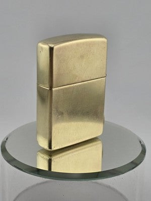 Vintage 1994 Collectible Barrett Smythe Design "LION" Brass Zippo Lighter. Works