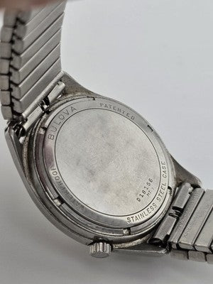 Private: Vintage 1977 Bulova Accutron Railroad Approved Watch 35mm M7 Runs