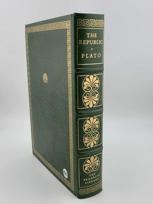 Vintage Plato The Republic Franklin Library 1975 Leather Bound New. Unread.