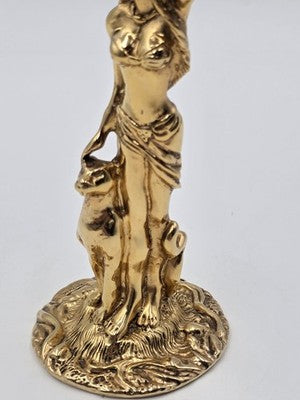 Rare K Dopita Studio Maiden Goblet Ltd Ed 183/300 Hand Made Tin Alloy Copper Art