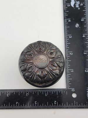 ANTIQUE VICTORIAN GORHAM STERLING SILVER TOY YOYO REPOUSSE LEAVES Steel Body