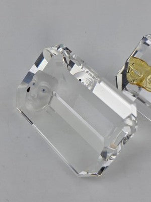 Set Of 2 Vintage Swarovski Figurine Shield Columbine. Excellent Condition.