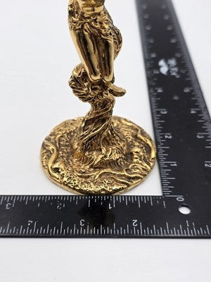 Rare K Dopita Studio Fairy Goblet Ltd Ed 221/300 Hand Made Tin Alloy Copper Art