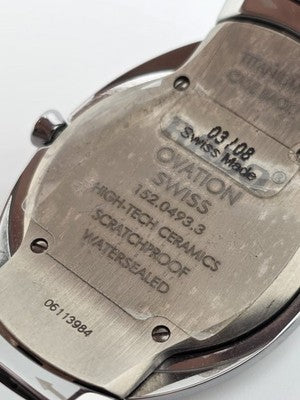 New High Tech Ceramic Titanium Rado Ovation Jubile Watch Ref 152.0493.3