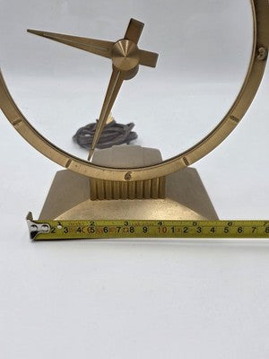 Vintage 1950’s Jefferson “The Golden Hour” Mystery Clock 580-101 True MCM Works