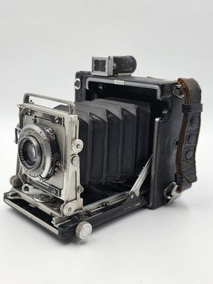 Vintage 1947 Graflex Crown Graphic 2x3 Camera Kodak Ektar 101mm f/4.5 Kalart