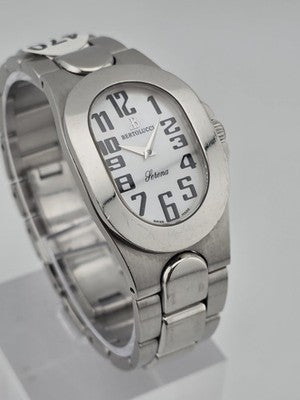 Vintage Bertolucci Serena Swiss Made Ladie Quartz Watch Ref 313-5818 Steel Works
