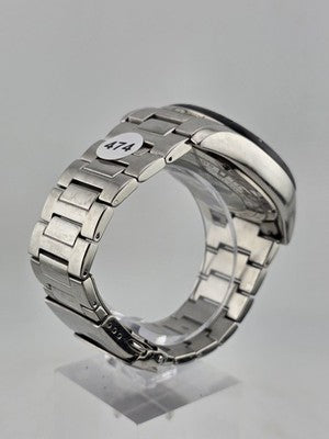 Akribos XXIV Men AK477BK Skeleton Stainless Steel Automatic 44mm Watch. Works