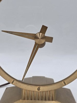 Vintage 1950’s Jefferson “The Golden Hour” Mystery Clock 580-101 True MCM Works