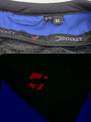 Vintage Joe Rocket Rocket Nation 2 Blue Black Superbike Series Jacket Men’s XL
