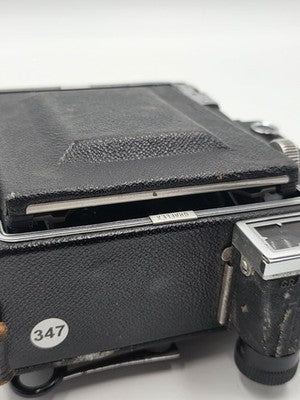 Vintage 1947 Graflex Crown Graphic 2x3 Camera Kodak Ektar 101mm f/4.5 Kalart