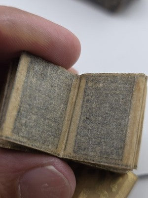 Antique Miniature Islamic Quran Istanbul Folding Manuscript In Case Arabic 40 Ft