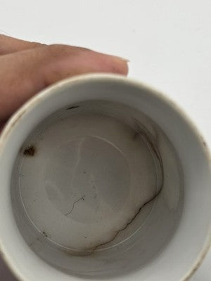 Antique Original WWI German Porcelain Coffee Cup Iron Cross 1914 Kaiser Wilhelm