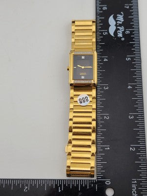 Vintage Citizen Women's EW9342-54E Eco-Drive Gold-Tone Diamond Watch #155. Works